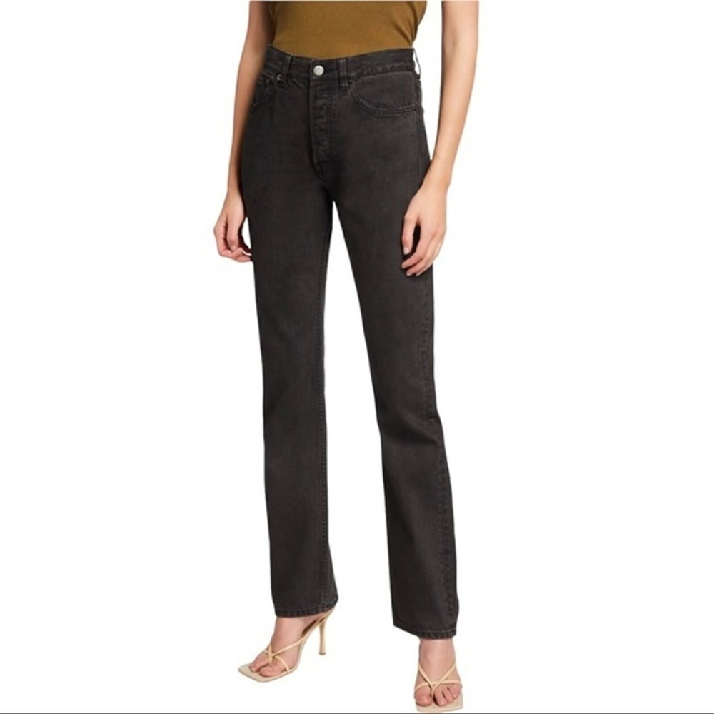 Ambush Relaxed Fit Jeans Straight Leg Denim Japanese Designer Black No Color 25